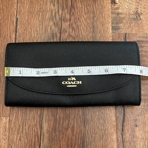 Coach Black leather envelope wallet - Picture 5 of 11